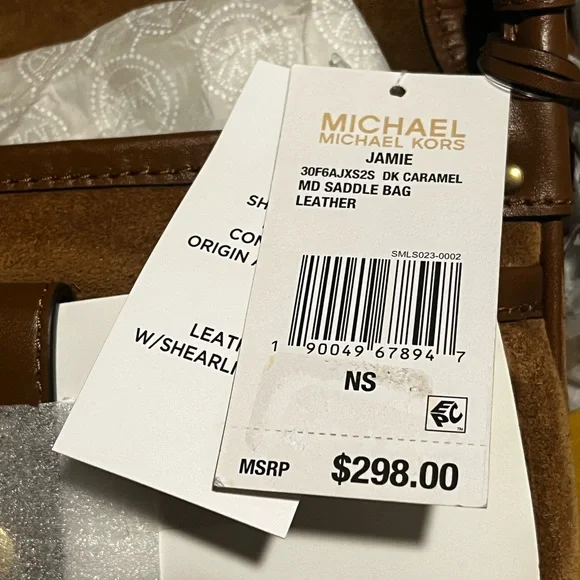 Michael Kors Jamie crossbody saddle bag NWT - Picture 10 of 10